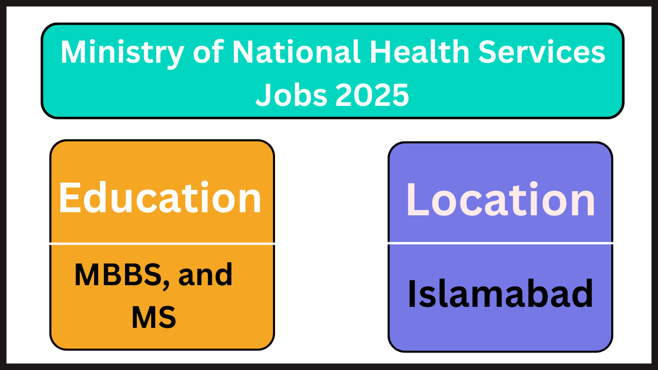 Latest New Ministry of National Health Services Jobs April 2025 | Online Apply