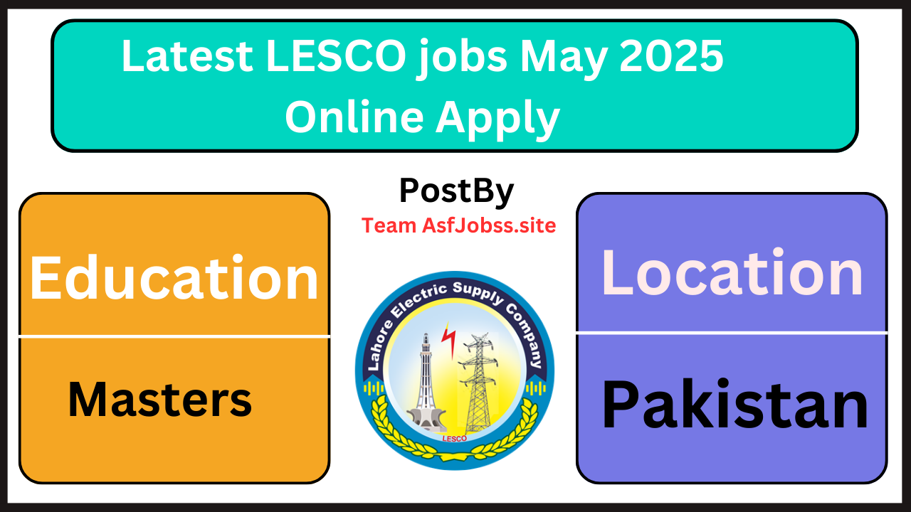 Latest LESCO jobs May 2025 Online Apply